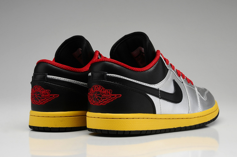 Air Jordan 1 Men Shoes Black/Gray/Red Online